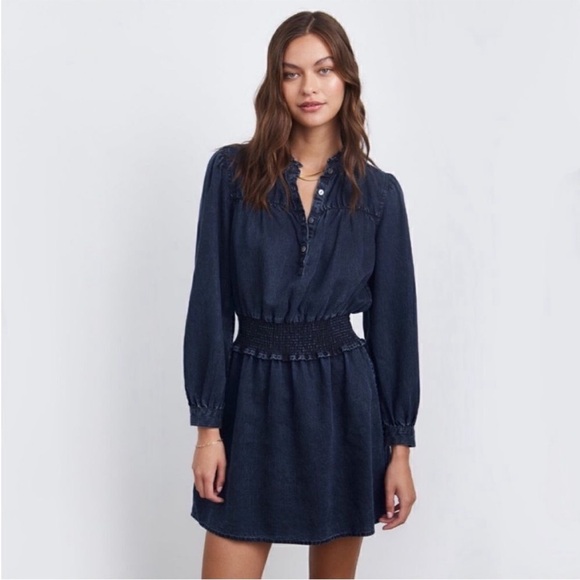 Rails Shawna Mini Dress Dark Vintage Womens Size XS Western Boho - Picture 7 of 11